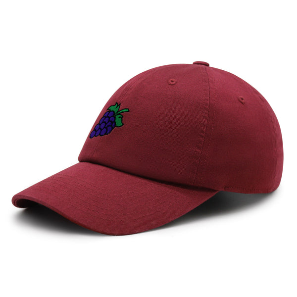 Grape Premium Dad Hat Embroidered Baseball Cap Farm Farmers Vegan