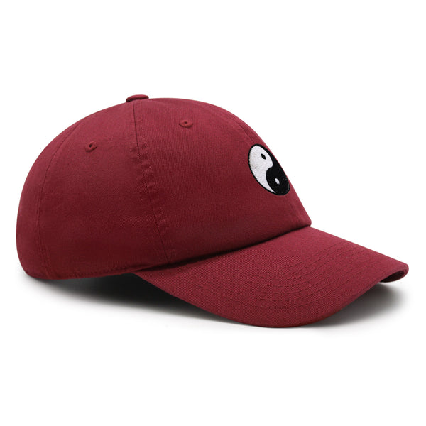 Ying Yang Premium Dad Hat Embroidered Baseball Cap Asian Meditation