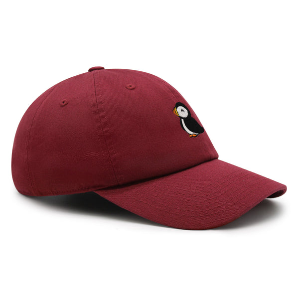 Puffin Premium Dad Hat Embroidered Baseball Cap Cute Bird