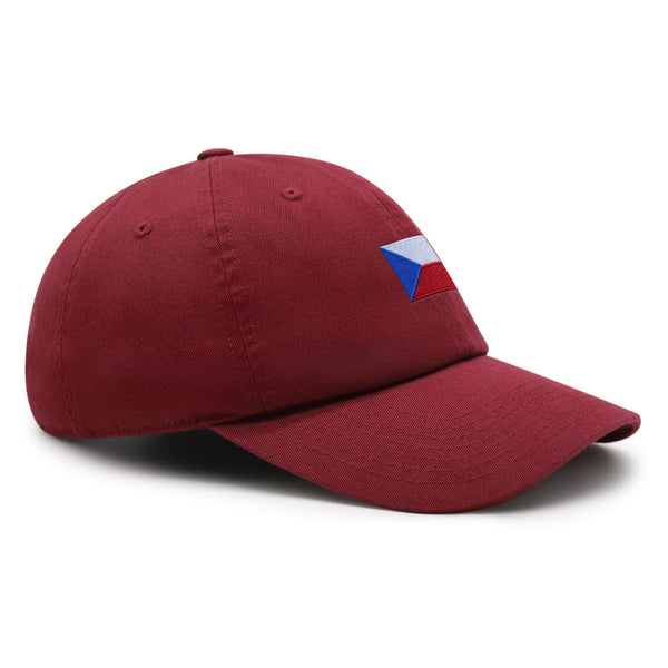Czech Republic Flag Premium Dad Hat Embroidered Cotton Baseball Cap Country Flag Series
