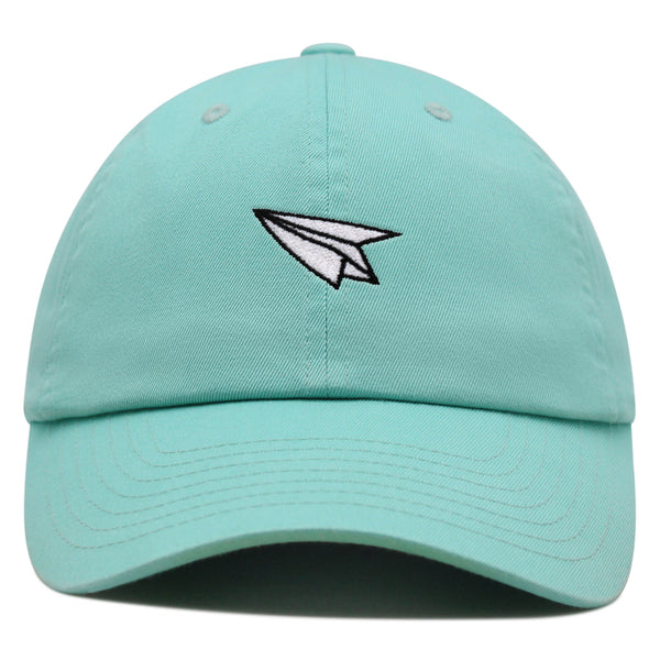 Paper Airplane Premium Dad Hat Embroidered Baseball Cap Plane Sky