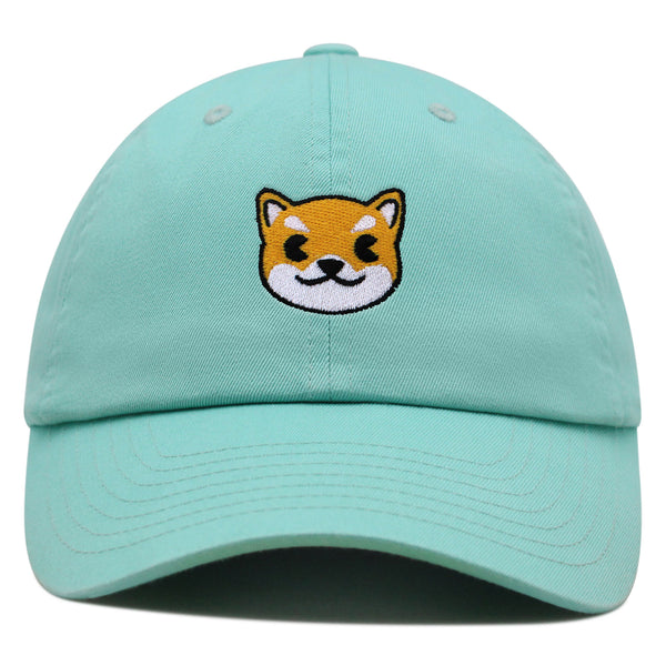 Shiba Premium Dad Hat Embroidered Baseball Cap Dog Puppy