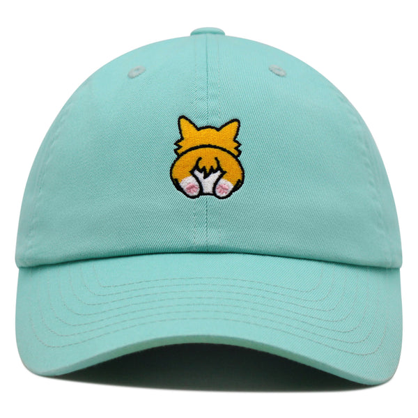 Corgi Butt Premium Dad Hat Embroidered Baseball Cap Welsh Corgi