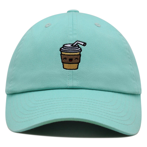 Morning Coffee Premium Dad Hat Embroidered Baseball Cap Latte Americano