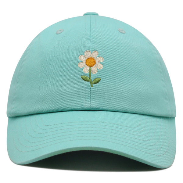 Chamomile Flower Premium Dad Hat Embroidered Baseball Cap Floral