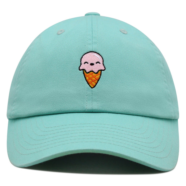 Ice Cream Premium Dad Hat Embroidered Baseball Cap Summer