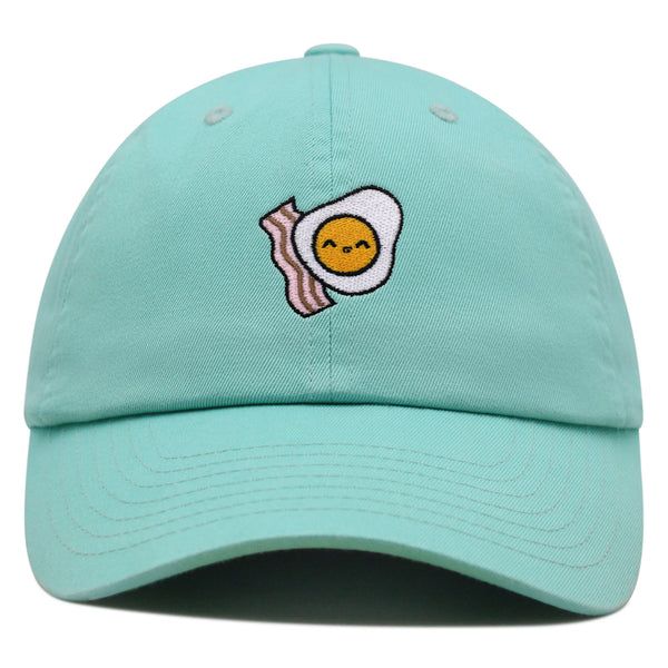 Egg and Bacon Premium Dad Hat Embroidered Baseball Cap Breakfast