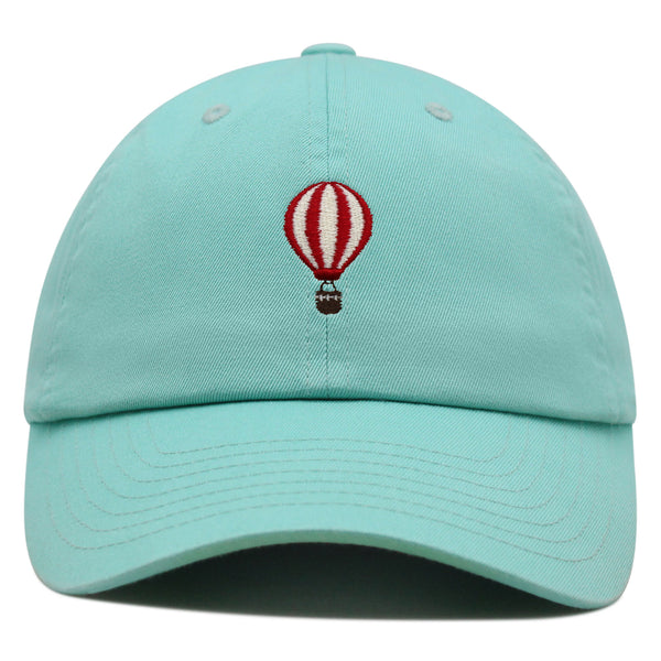 Hot Air Ballon Premium Dad Hat Embroidered Baseball Cap Travel Fly Sky