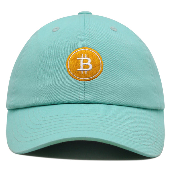 Bitcoin Premium Dad Hat Embroidered Baseball Cap Cryptocurrency Investing