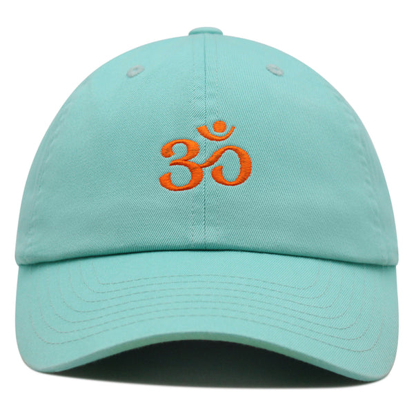 Om Symbol Premium Dad Hat Embroidered Baseball Cap Indian Buddah