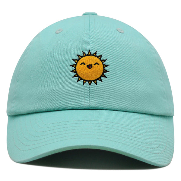 Happy Sun Premium Dad Hat Embroidered Baseball Cap Sunny Summer Morning