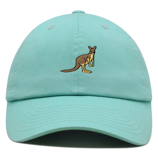 Kangaroo Premium Dad Hat Embroidered Baseball Cap Australia Animal