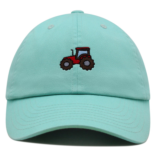 Tractor Premium Dad Hat Embroidered Baseball Cap Construction Farm