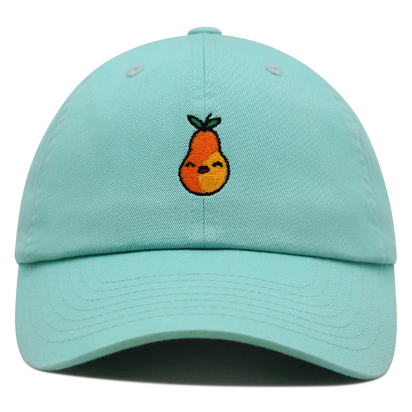 Pear Premium Dad Hat Embroidered Baseball Cap Fruit Vegan Foodie