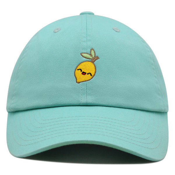 Lemon Premium Dad Hat Embroidered Baseball Cap Vegan Vegetable