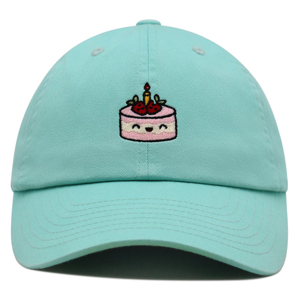 Cake Premium Dad Hat Embroidered Baseball Cap Birthday Foodie