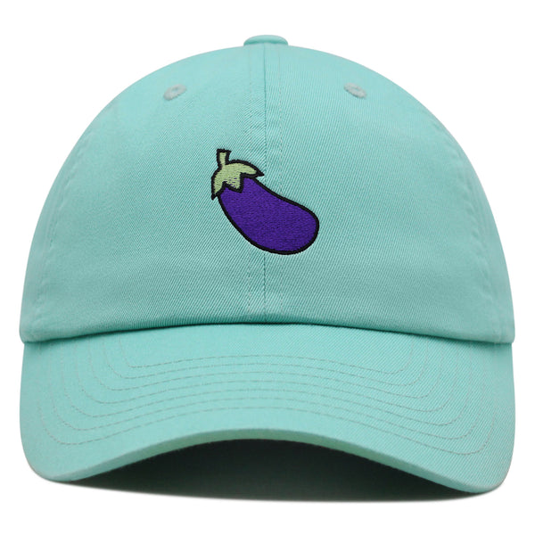 Eggplant Premium Dad Hat Embroidered Baseball Cap Foodie Vegetable