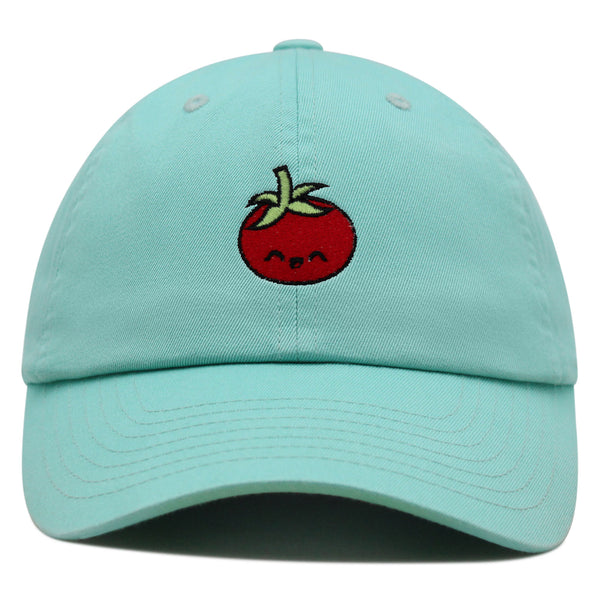 Tomato Premium Dad Hat Embroidered Baseball Cap Vegetable Vegan