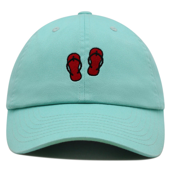 Flip-flops Premium Dad Hat Embroidered Baseball Cap Shoes Beach