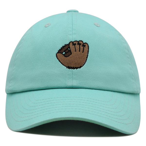 Baseball Glove Premium Dad Hat Embroidered Baseball Cap Baseball Game Sports Fan