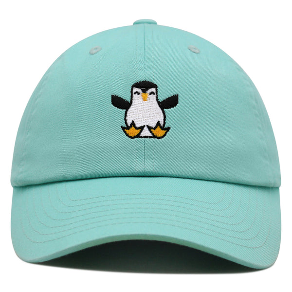 Penguin Premium Dad Hat Embroidered Baseball Cap Snow Animal