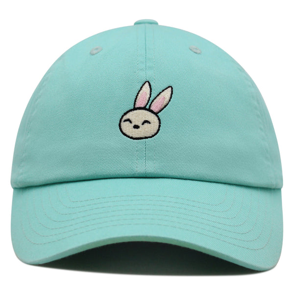 Cute Rabbit Premium Dad Hat Embroidered Baseball Cap Bunny Zoo