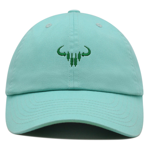 Bulls Premium Dad Hat Embroidered Baseball Cap Nasdaq Symbol Stocks