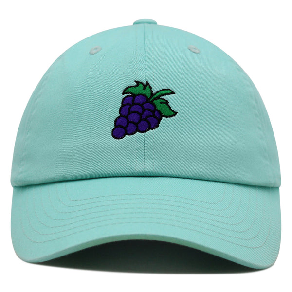 Grape Premium Dad Hat Embroidered Baseball Cap Farm Farmers Vegan