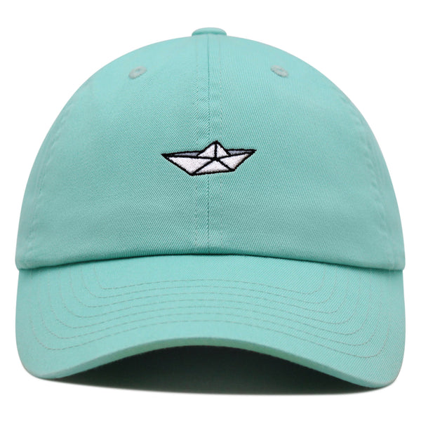 Paper Boat Premium Dad Hat Embroidered Baseball Cap Pond Memory