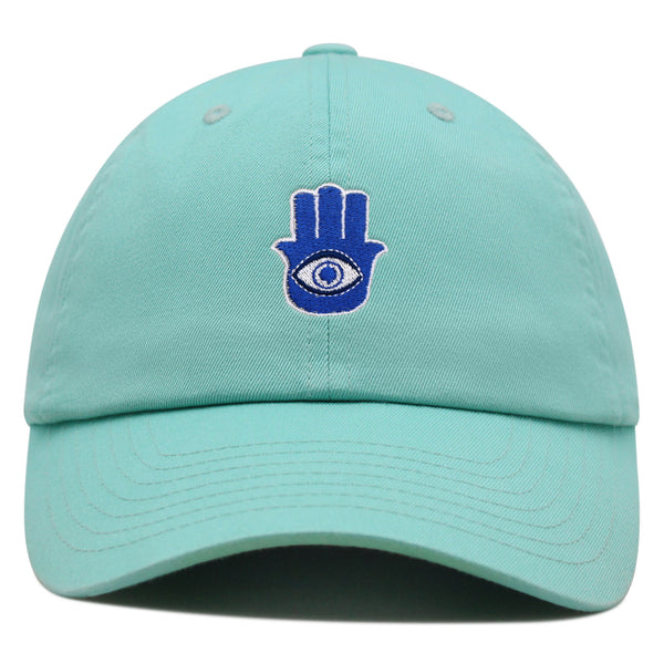 Hamsa Evil Eye Premium Dad Hat Embroidered Baseball Cap Turkey Spirit