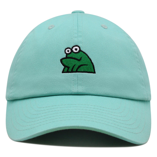 Frog Premium Dad Hat Embroidered Baseball Cap Funny