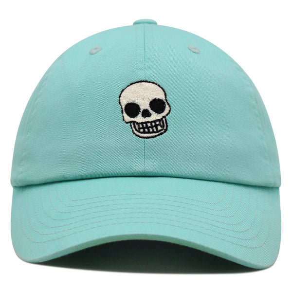 Skull Premium Dad Hat Embroidered Baseball Cap Girly Halloween