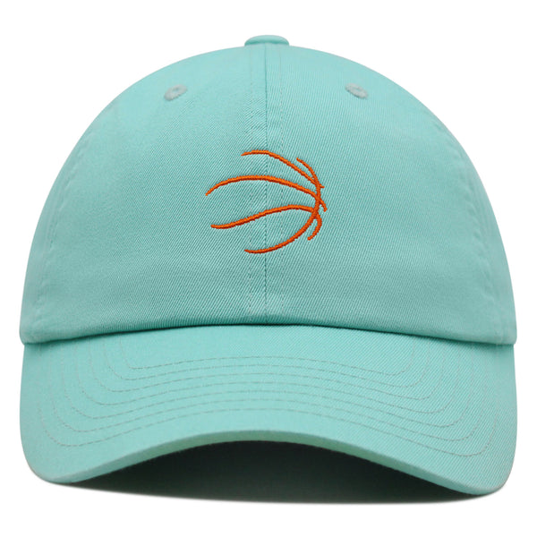 Basketball Silhouette Premium Dad Hat Embroidered Baseball Cap Sports Ball