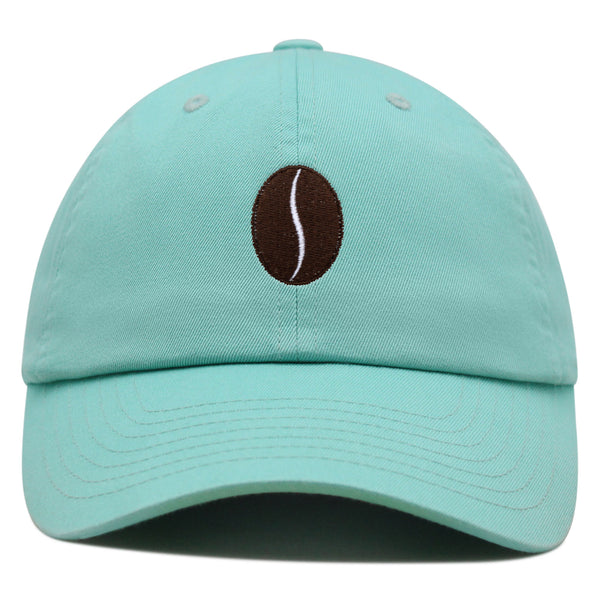 Coffee Bean Premium Dad Hat Embroidered Baseball Cap Caffeine Cafe