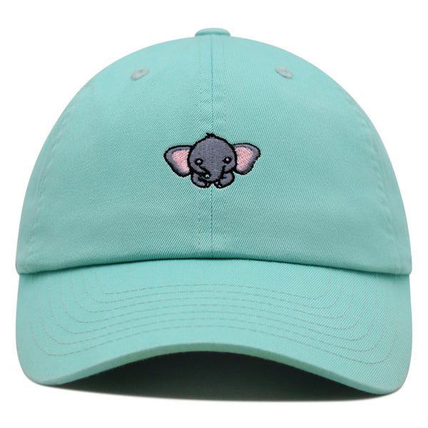 Elephant Premium Dad Hat Embroidered Baseball Cap Wild Cute