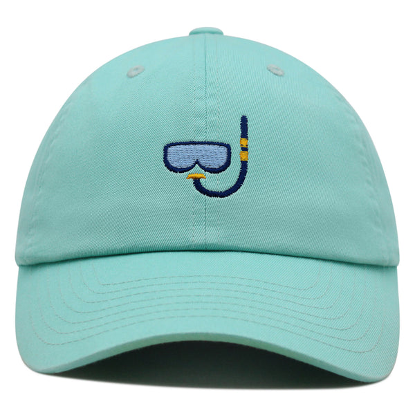 Snorkel Premium Dad Hat Embroidered Baseball Cap Diving Ocean