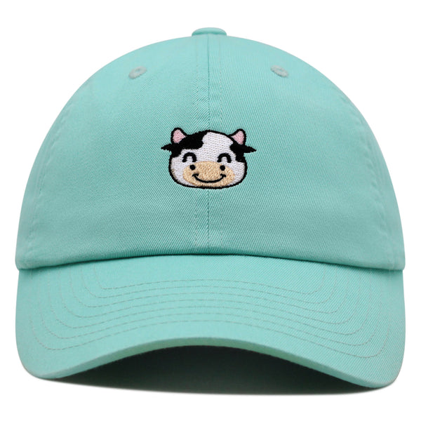 Cow Premium Dad Hat Embroidered Baseball Cap Milk Animal