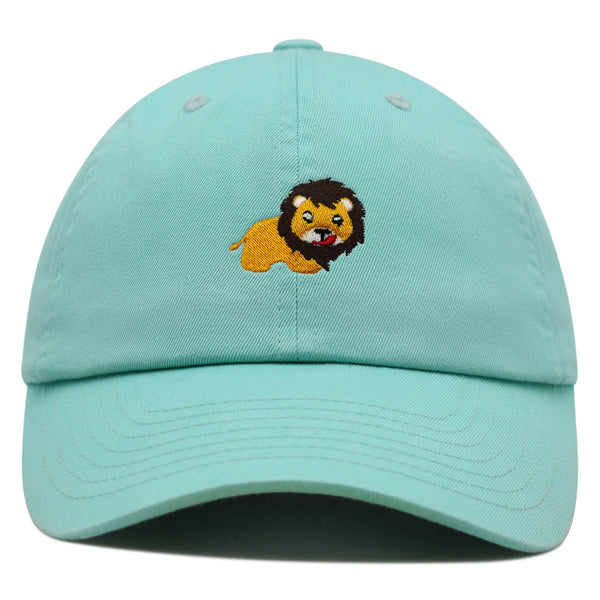 Lion Premium Dad Hat Embroidered Baseball Cap Zoo King