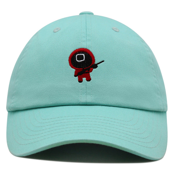 Squidman Premium Dad Hat Embroidered Baseball Cap Game Death