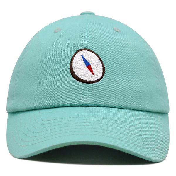 Compass Premium Dad Hat Embroidered Baseball Cap Explorer Adventure