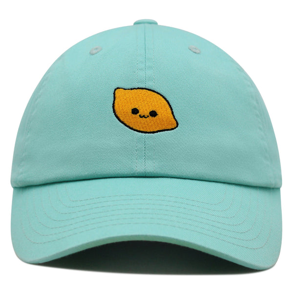 Lemon Premium Dad Hat Embroidered Baseball Cap Citrus Lime