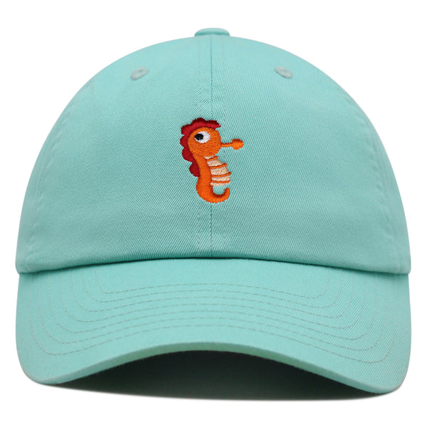 Sea Horse Premium Dad Hat Embroidered Baseball Cap Ocean Fish