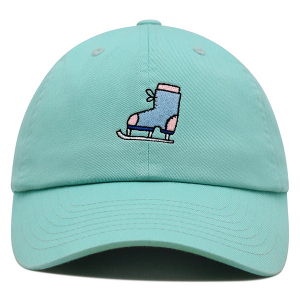 Ice Skating Premium Dad Hat Embroidered Baseball Cap Skate Winter