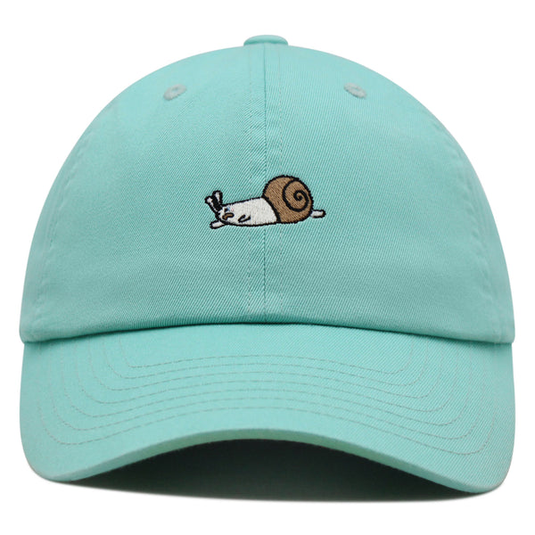 Sleepy Snail Premium Dad Hat Embroidered Baseball Cap Mud Cute