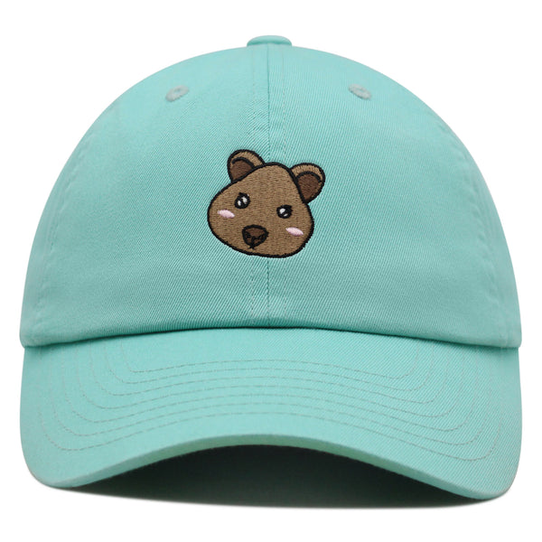 Quokka Face  Premium Dad Hat Embroidered Baseball Cap Cute Animal