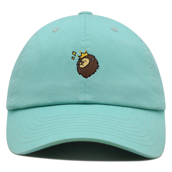 Lion Premium Dad Hat Embroidered Baseball Cap Zoo King