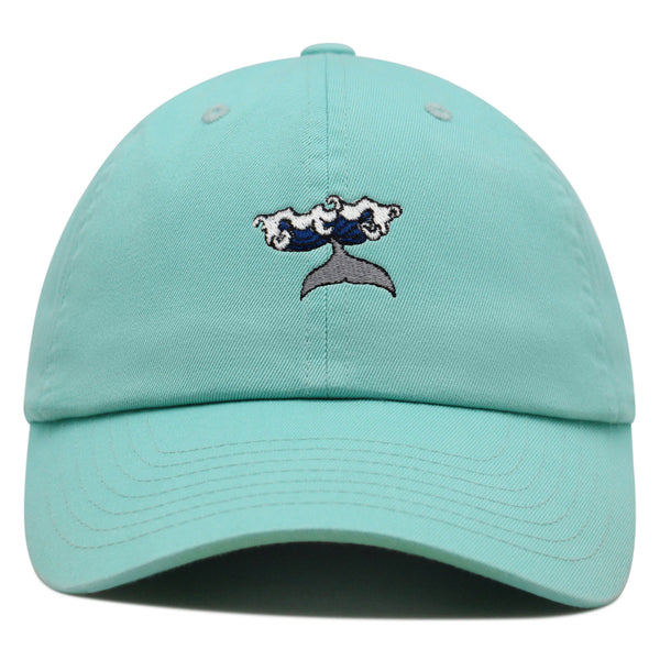 Whale Premium Dad Hat Embroidered Baseball Cap Wave Ocean