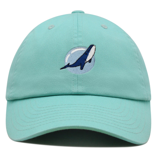 Whale Premium Dad Hat Embroidered Baseball Cap Fishing Nature