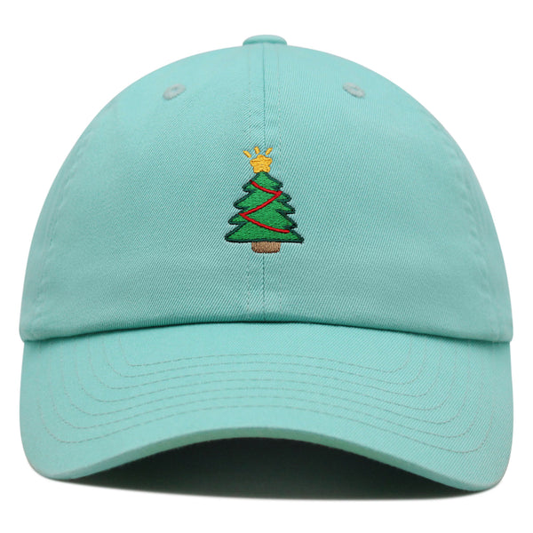 Christmas Tree Premium Dad Hat Embroidered Baseball Cap Holiday Santa