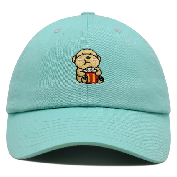 Popcorn Dog Premium Dad Hat Embroidered Baseball Cap Puppy Poodle